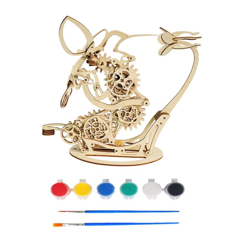3D Wooden DIY Hummingbird Puzzle – Kinetic Model for Kids & Adults | Nature-Inspired Home Decor - Image 9