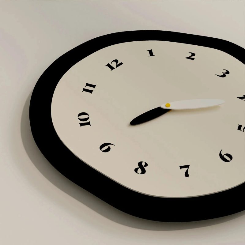 Abstract Design Living Room Wall Clock - Image 3