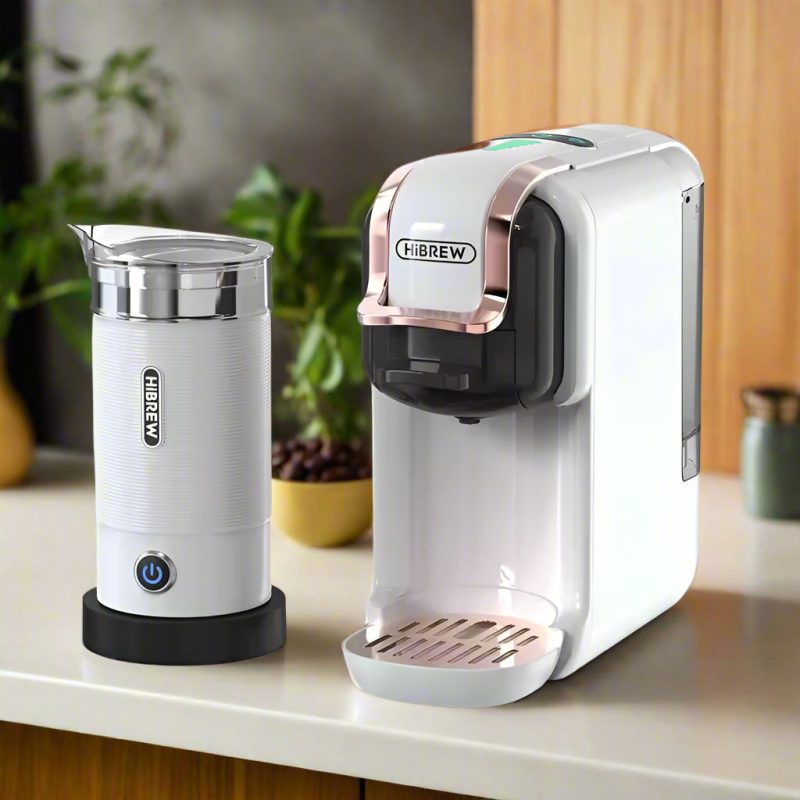 5-in-1 Coffee Machine – 20-Bar Multiple Capsule Brewer with Milk Frother - Image 20