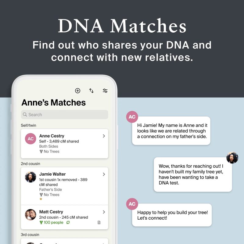 AncestryDNA Genetic Test Kit: Personalized Genetic Results, DNA Ethnicity Test, Complete DNA Test - MadeInUSA - Image 9