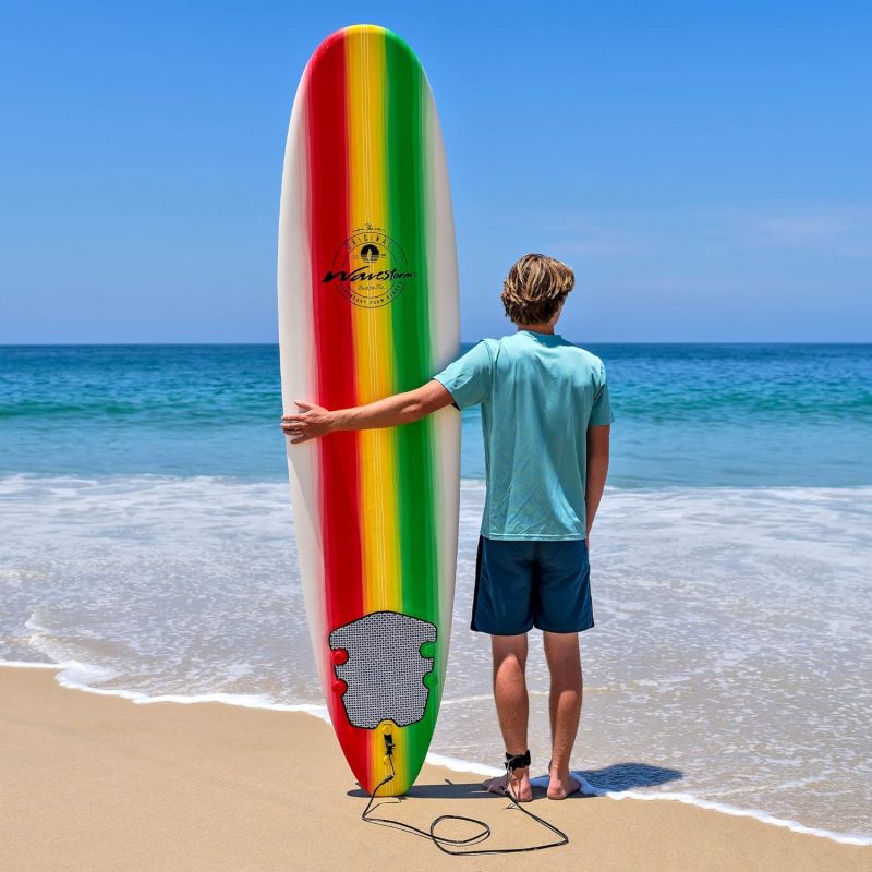 Classic Soft Top Foam 8ft Surfboard - 图片 14