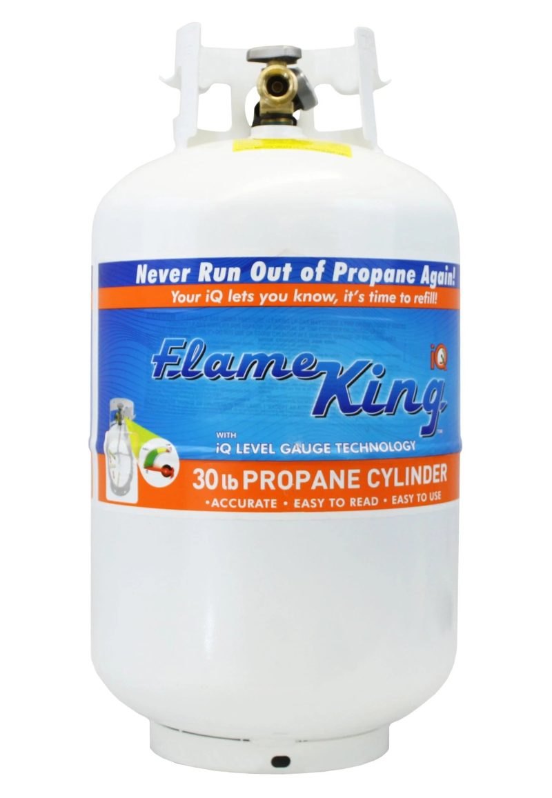 Flame King 30lb Propane Tank LP Cylinder with OPD & Gauge - Image 9
