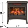 Duraflame 3D 24 W x 23.4 H x 12.9 D 34.1lb Infrared Electric Fireplace Stove - Cream - Image 24