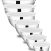 7 Piece Stainless Steel Mixing Bowls with Airtight Lids. - Image 7