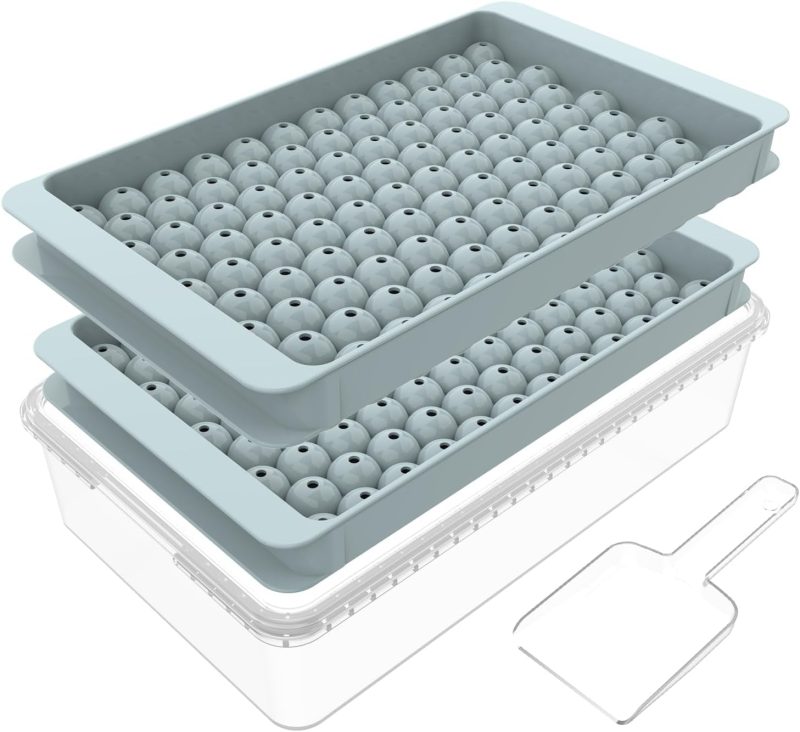 104 X 4pcs Mini Ice Cube Trays & Ice Bin & Ice Scoop - Image 10