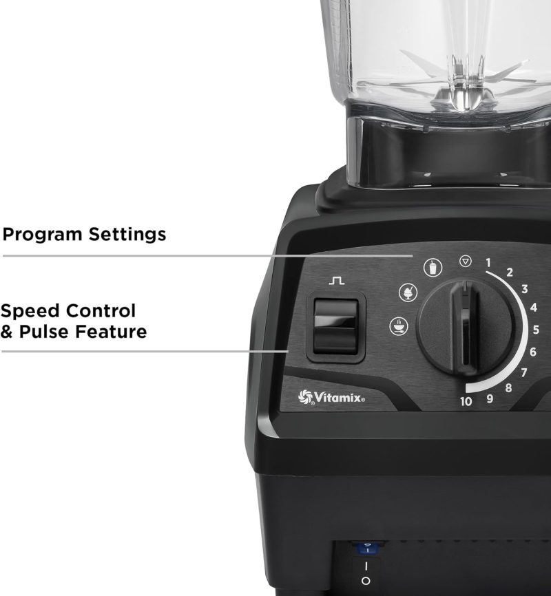 Vitamix Explorian Blender, Professional-Grade, 64 oz. Low-Profile Container, Black - Image 3