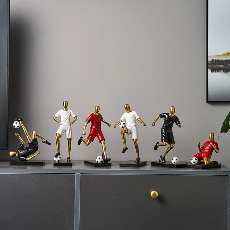 Abstract Football Player Figurine - Image 5