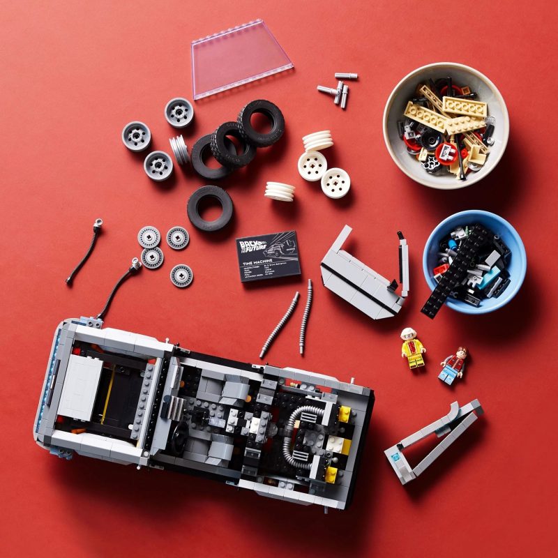 LEGO Icons Back to the Future Time Machine 10300, Model Car Building Kit, Based on the DeLorean from the Classic Movie - Image 6