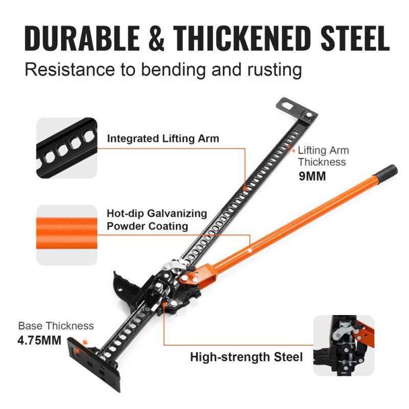48" off Road Farm Jack Hoist 7000 Lbs High Lift Tractor Vehicle'S Winch - Image 4