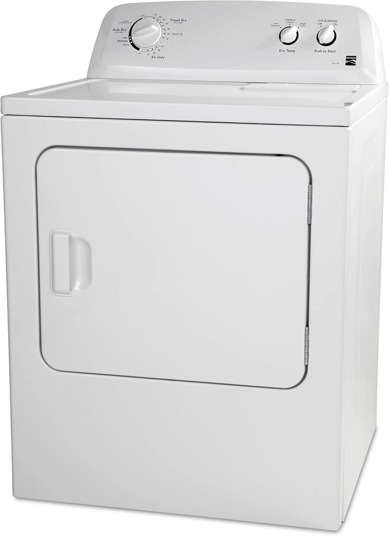 Kenmore 29" Front Load Electric Dryer with Wrinkle Guard and 7.0 Cubic Ft. Total Capacity, White - 图片 11