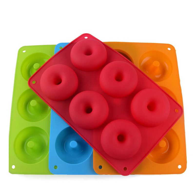 6-Hole Silicone Donut Baking Pan - Image 2