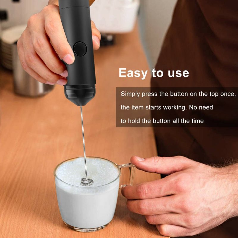 3 Pc Handheld Electric Milk Frother and Egg Beater, USB Charged - Image 14
