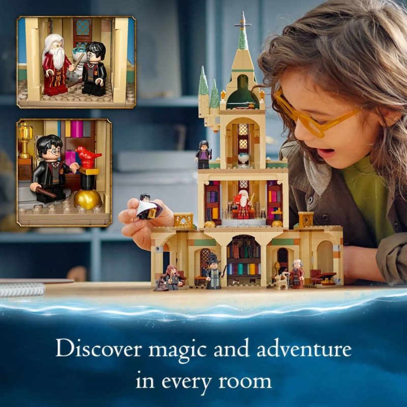 LEGO Harry Potter Hogwarts: Dumbledore’s Office 76402 Castle Toy, Set with Sorting Hat, Sword of Gryffindor and 6 Minifigures, for Kids Aged 8 Plus - Image 4