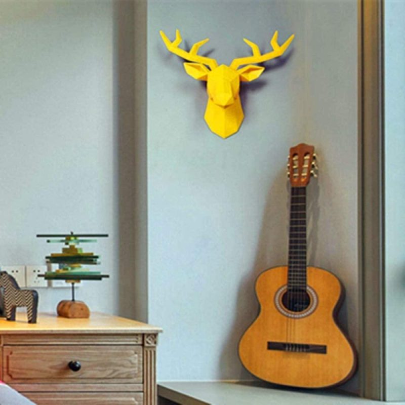 3D Deer Head Wall Statue - Image 15