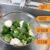 3pcs Premium Stainless Steel Colander Set- 3, 4 And 5 Quart - Image 6