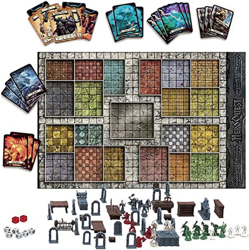 Hasbro Gaming Avalon Hill HeroQuest Game System Tabletop Board Game, Immersive Fantasy Dungeon Crawler Adventure Game for Ages 14 and Up, 2-5 Players - Image 2