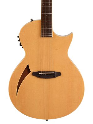 ESP LTD TL-6 Thinline Acoustic-Electric Guitar, Mahogany Body, Spruce Top, Rosewood Fingerboard, Fishman Pickup