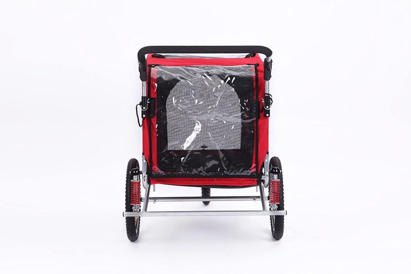 3 in 1 Luxury Large Sized Bike Trailer Bicycle Pet Trailer/Jogger/Dog Cage with Suspension 10308 - Image 6