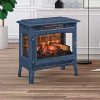 Duraflame 3D 24 W x 23.4 H x 12.9 D 34.1lb Infrared Electric Fireplace Stove - Cream - Image 16