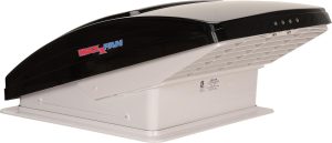 Air 00-07500K MaxxFan Deluxe with Remote – Smoke, Black