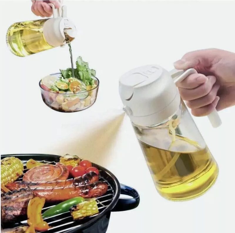 2 in 1 Oil Dispenser And Oil Spray  Bottles- 16Oz - Image 13