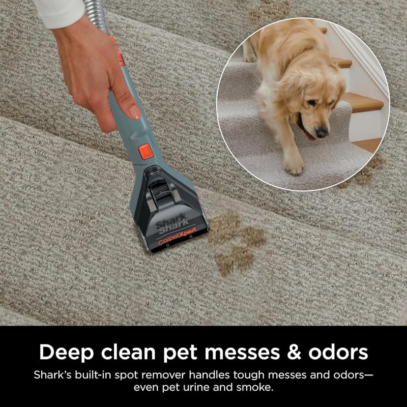 Shark CarpetXpert EX201 Carpet Cleaner, Cyan  C Deep Cleaning with StainStriker, Perfect for Pets, Includes Spot & Stain Remover Tools - Image 21
