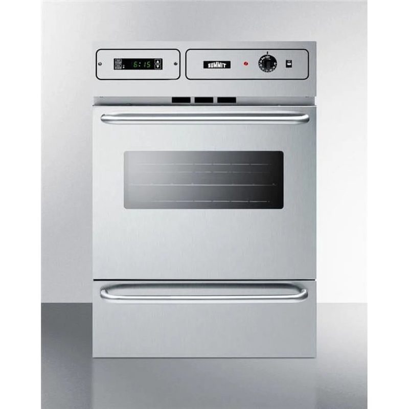 24 in. Single Gas Wall Oven �C Stainless Steel