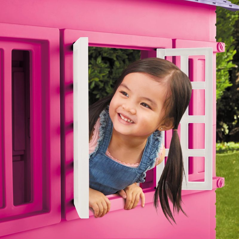 Little Tikes Cape Cottage House, Pink – Pretend Playhouse for Girls Boys Kids 2-8 Years Old - Image 5