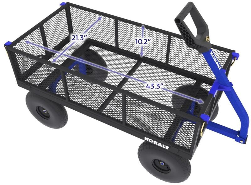 Kobalt 6-cu ft Steel Yard Cart - MadeInUSA - Image 7