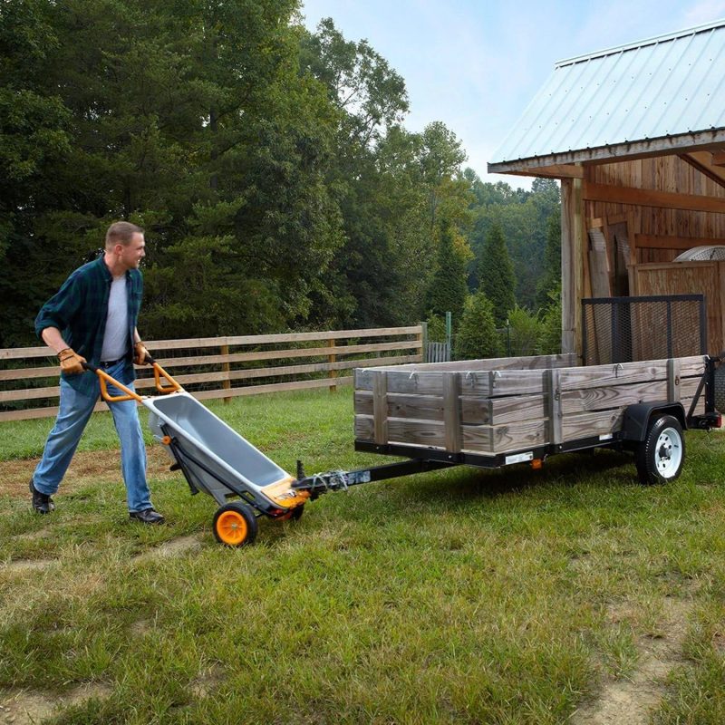 Worx WG050 Aerocart 8-in-1 Yard Cart / Wheelbarrow / Dolly - MadeInUSA - Image 2