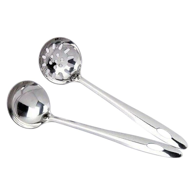 304 Stainless Steel Shabu Shabu Dual Sided Hot Pot W/ Lid And 2 Ladles - Image 9