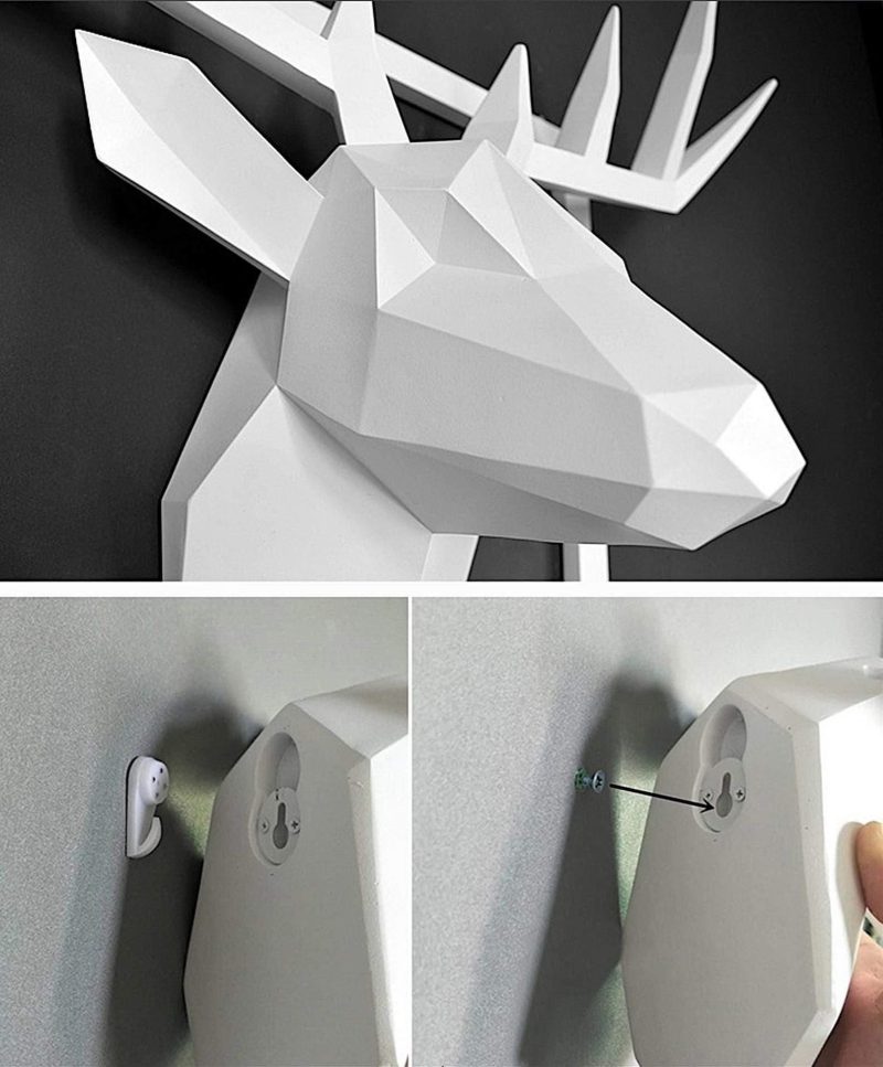 3D Deer Head Wall Statue - Image 6