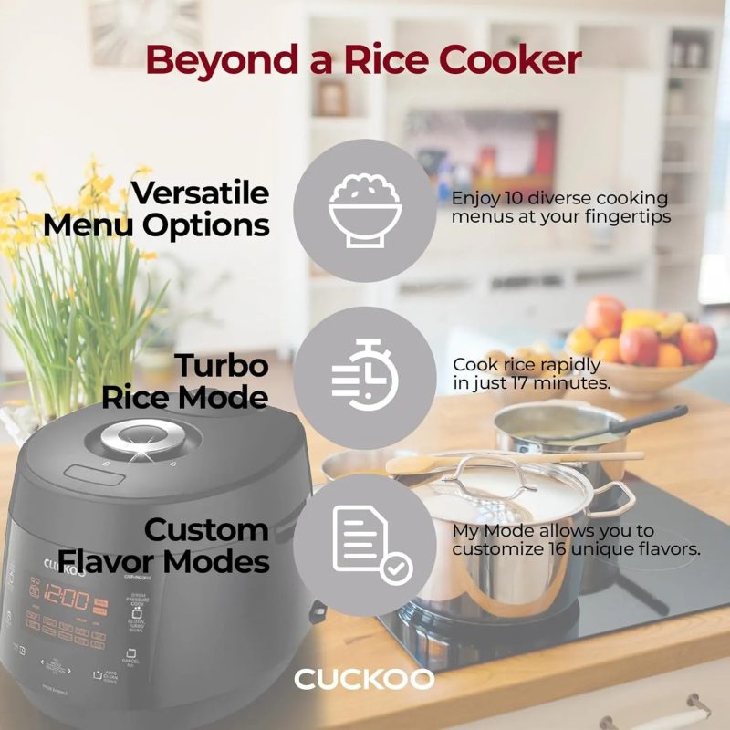CUCKOO Non-stick Inner Pot Self-cleaning Heating Pressure Rice Cooker - Image 6