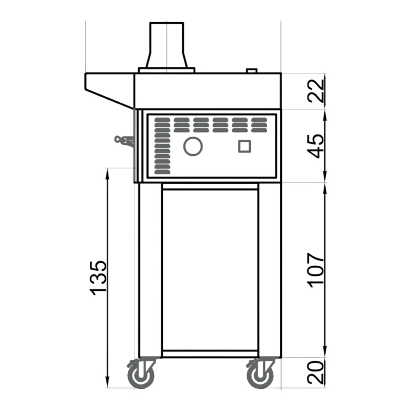 Sud Forni Zaffiro - 500˚C - 4 Pizza Oven - Expandable - Image 3