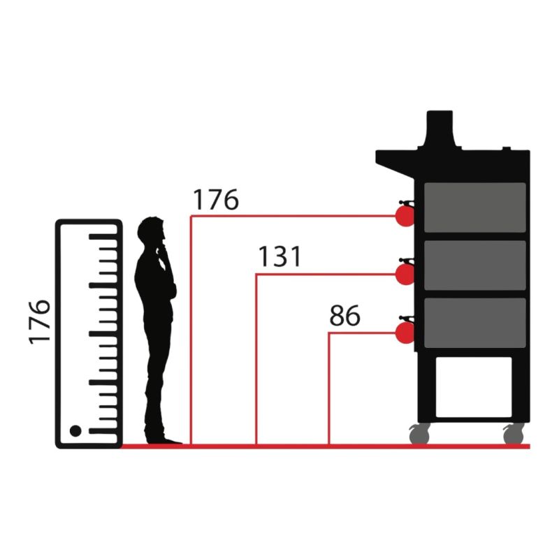 Sud Forni Zaffiro - 500˚C - 4 Pizza Oven - Expandable - Image 8